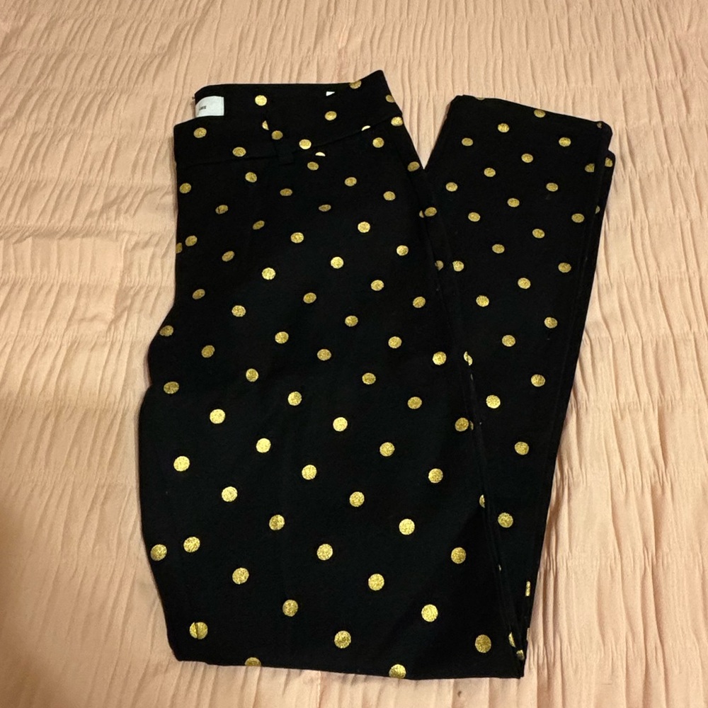 Black and Gold Pixie Pants